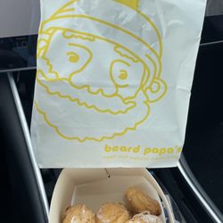 Beard Papa's - Puffs that smell like garlic mix with green onion