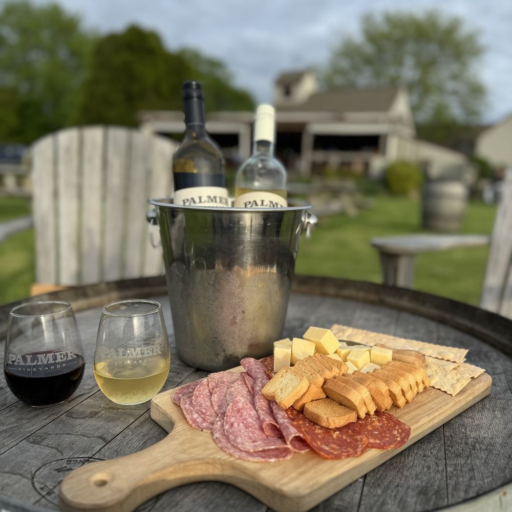 Palmer Vineyards - Delicious meat & cheese board! - Wineries Near Me - Aquebogue, New York Palmer Vineyards - Delicious meat & cheese board! - Wineries Near Me - Aquebogue, New York