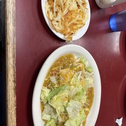 Mona's Cafe - The Breakfast Burrito and Hashbrowns!