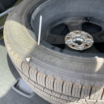 The Home Depot - Damaged/non repairable (brand new) tire. - Hardware Stores Near Me - Woodhaven, Michigan The Home Depot - Damaged/non repairable (brand new) tire. - Hardware Stores Near Me - Woodhaven, Michigan