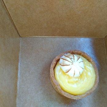 Frida's Café & Bakery - Lemon meringue tart.  It's the teeniest, tiniest tart ever...it was also the most delicious couple of bites! - Bakeries Near Me - Milton, New York