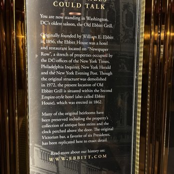 Old Ebbitt Grill - Bars Near Me - Washington, DC, District of Columbia Old Ebbitt Grill - Bars Near Me - Washington, DC, District of Columbia