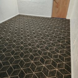 Gallup Flooring - Carpet installation at the El Rancho hotel. After photo