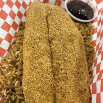 Hank's - Catfish and dirty rice - Barbeque Near Me - Oklahoma City, Oklahoma Hank's - Catfish and dirty rice - Barbeque Near Me - Oklahoma City, Oklahoma