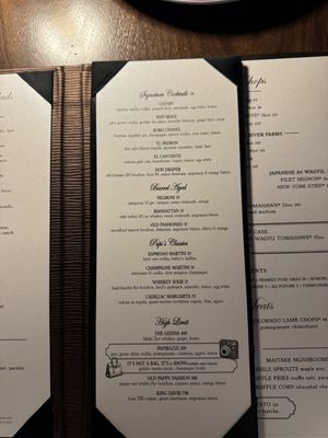 Menu photo 2 Papi Steak Las Vegas, NV