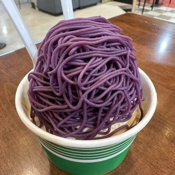 KAI Sweets Cafe - Purple potato Mont Blanc - Cafes Near Me - Edgewater, New Jersey