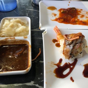 Sato Sushi - Broken plates. - Sushi Bars Near Me - Lancaster, California