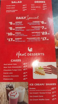 Menu photo 1 Chicken Haus Markham, ON