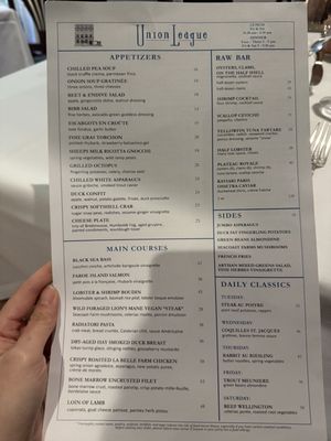 Menu photo 5 Union League New Haven, CT