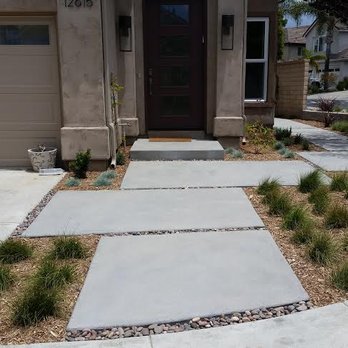 Earth Element Landscape Design - Contemporary front walk - Landscape Architects or Designers Near Me