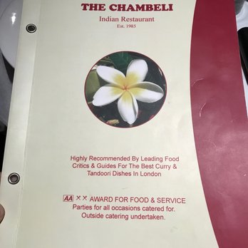 Chambeli Restaurant - Indian Near Me - London, XGL