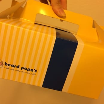 Beard Papa's Koreatown - cute box for 6 puffs - Desserts Near Me - Los Angeles, California Beard Papa's Koreatown - cute box for 6 puffs - Desserts Near Me - Los Angeles, California