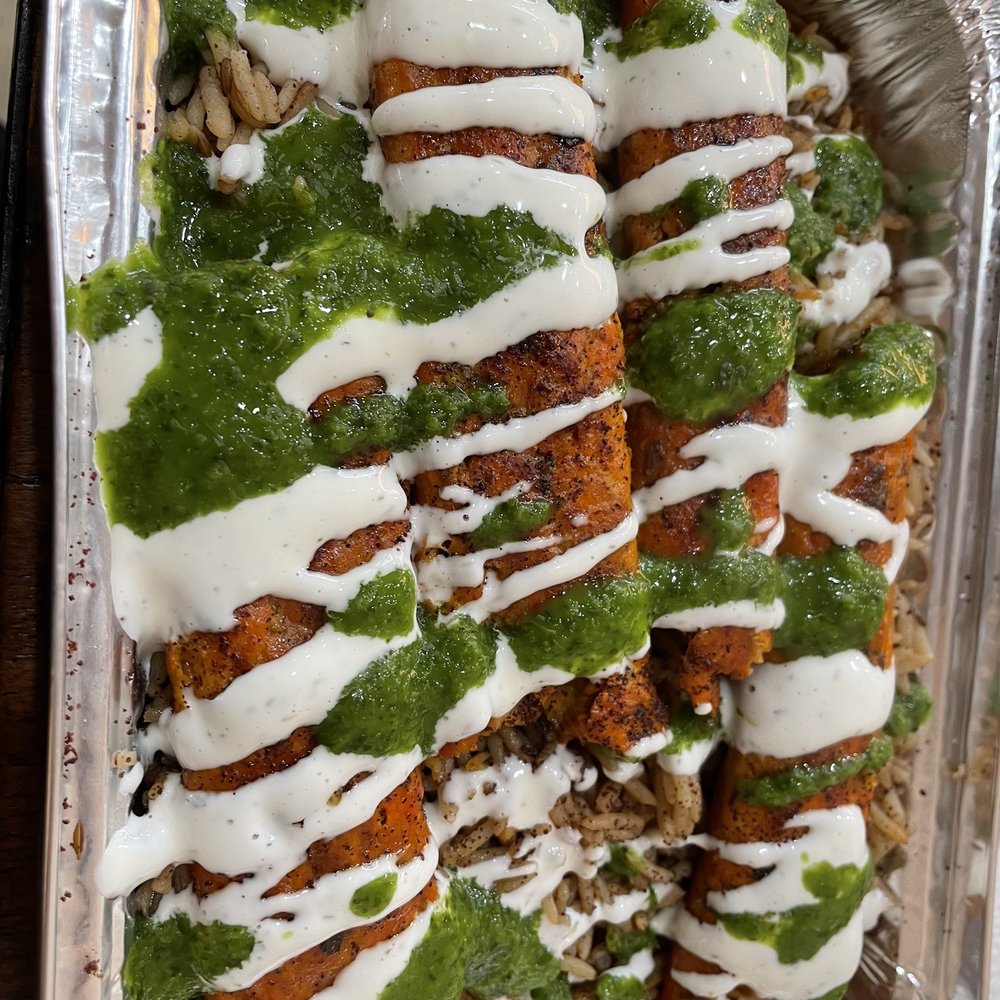 Halal Boyz - Chicken kofta rice platter - Halal Near Me - Fresh Meadows, New York Halal Boyz - Chicken kofta rice platter - Halal Near Me - Fresh Meadows, New York