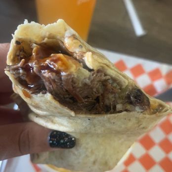 Hatchers On Target BBQ - Brisket Burrito. - Barbeque Near Me - Alcoa, Tennessee