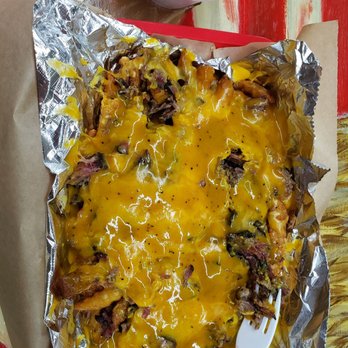 Caino's BBQ at the Red Barn - Bracket cheese fries - Barbeque Near Me - Hubert, North Carolina