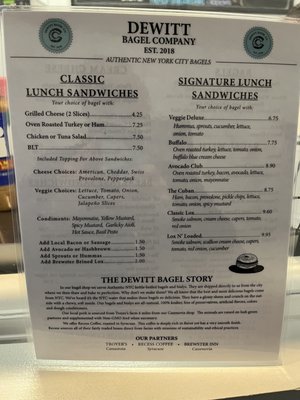 Menu photo 2 DeWitt Bagel DeWitt, NY