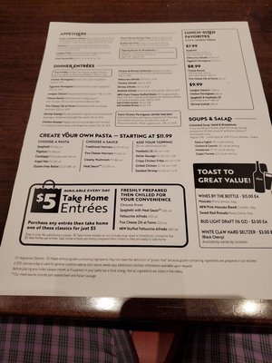 Menu photo 1 Olive Garden Italian Restaurant Minnetonka, MN Menu photo 1 Olive Garden Italian Restaurant Minnetonka, MN