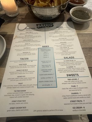 Menu photo 7 Barrio Modern Mexican Cuisine Madison, AL Menu photo 7 Barrio Modern Mexican Cuisine Madison, AL