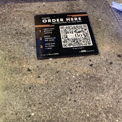 CIBO Express Gourmet Markets - QR code for ordering and payment.