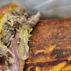 Cubanos ATL- Sandy Springs - Media Noche on sweet bread
