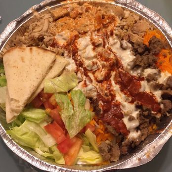 The Halal Guys - Combo platter, extra spicy - Halal Near Me - Vienna, Virginia The Halal Guys - Combo platter, extra spicy - Halal Near Me - Vienna, Virginia