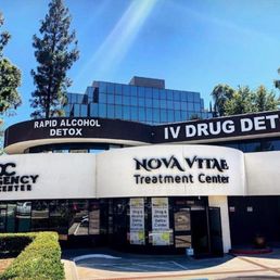 Exterior outside entrance of Nova Vitae - Woodland Hills, California Exterior outside entrance of Nova Vitae - Woodland Hills, California