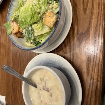 Fish City Grill - Caesar salad and clam chowder - Seafood Near Me - Georgetown, Texas