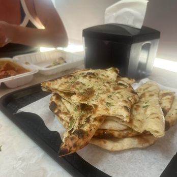 Rasoi Indian Food - Garlic naan yummmy - Indian Near Me - Menifee, California