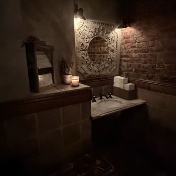 Il Buco - Bathroom - Italian Near Me - New York, New York Il Buco - Bathroom - Italian Near Me - New York, New York