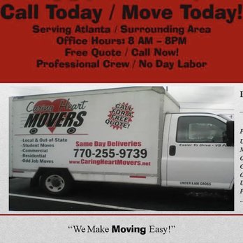 Caring Heart Movers - Movers Near Me - Marietta, Georgia Caring Heart Movers - Movers Near Me - Marietta, Georgia