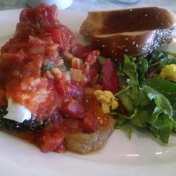 Perly's - Eggplant benedict special! (Benny Levi) Very good! - Delis Near Me - Richmond, Virginia