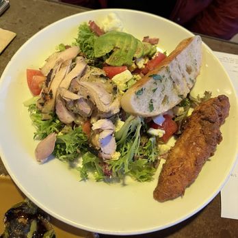 Urban Plates - Chicken Cobb with Chicken Tender - New American Near Me - Dublin, California Urban Plates - Chicken Cobb with Chicken Tender - New American Near Me - Dublin, California