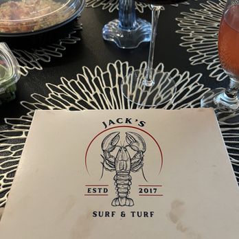 Jack’s Surf & Turf - The take out container for the Jack's Surg and Turf lobster roll with Side Salad - Seafood Near Me - Montclair, New Jersey