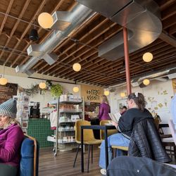 Common Ground Coffee and Market - View from my chair.