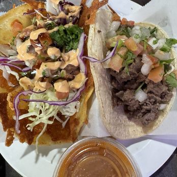 Mariscos El Capitan - Octopus Taco and Carne Asada Taco - Seafood Near Me - Coachella, California Mariscos El Capitan - Octopus Taco and Carne Asada Taco - Seafood Near Me - Coachella, California
