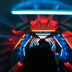 Atomium - Lighting on an escalator