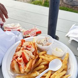 The Ferry Grill  - Lobster roll and fries