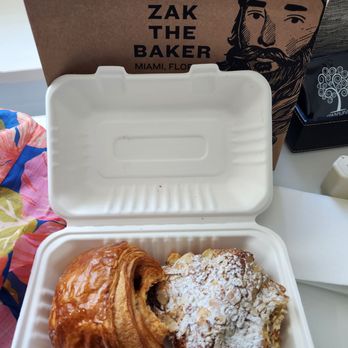 Zak The Baker - Chocolate Croissant $5 & Almond Croissant $5.50 Both were soooo good - Kosher Near Me - Miami, Florida Zak The Baker - Chocolate Croissant $5 & Almond Croissant $5.50 Both were soooo good - Kosher Near Me - Miami, Florida