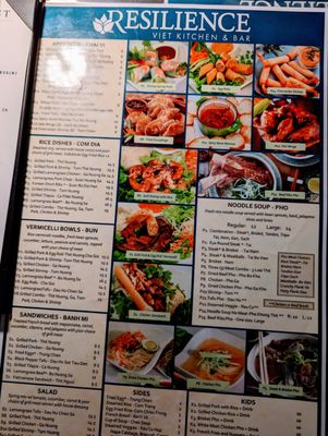 Menu photo 1 Resilience Viet Kitchen & Bar Houston, TX Menu photo 1 Resilience Viet Kitchen & Bar Houston, TX