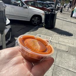 Sriracha sauce side for $2.20
