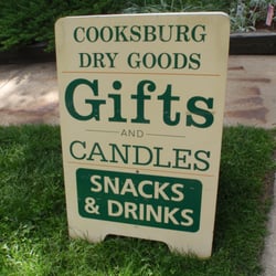 Cooksburg Dry Goods - Dry Goods Sign.
