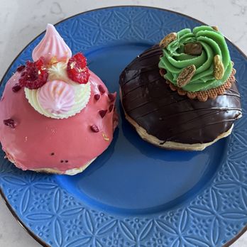 Emma’s Patisserie - Donuts from "Donut Day": Dubai Chocolate & Raspberry - Patisserie/Cake Shop Near Me - Ocala, Florida Emma’s Patisserie - Donuts from "Donut Day": Dubai Chocolate & Raspberry - Patisserie/Cake Shop Near Me - Ocala, Florida