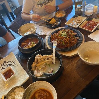 Mr Cookbop - Samgye Tang, Spicy Stir-Fried Pork, Dakdori Tang - Korean Near Me - New Haven, Connecticut