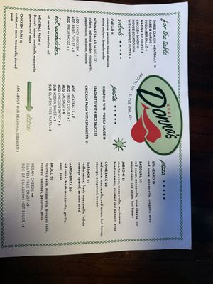 Menu photo 1 Donna’s Italian Troy, NY Menu photo 1 Donna’s Italian Troy, NY