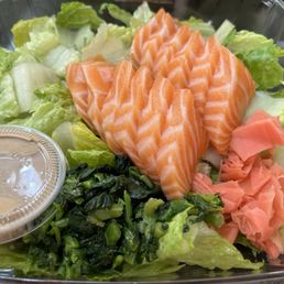 Salmon & Vegetable with mild dresssing