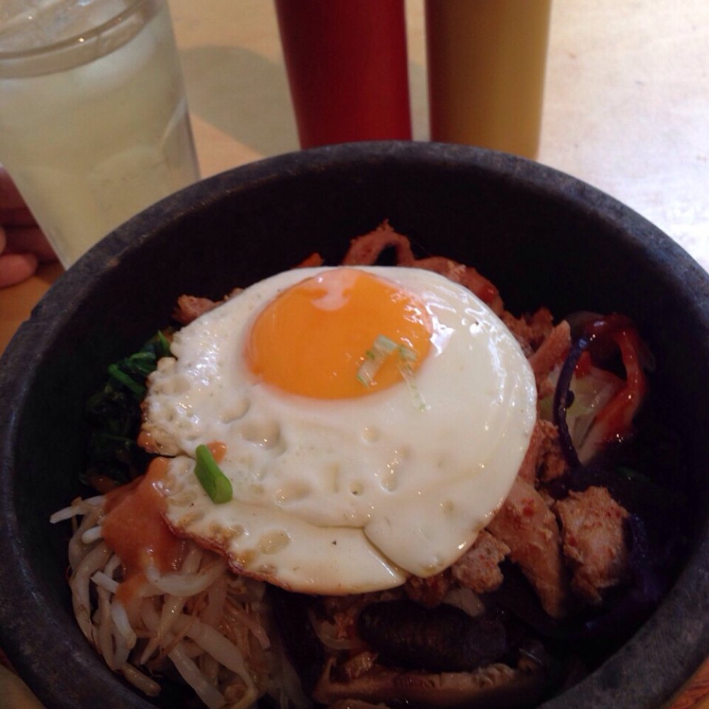 Bibimbap  - Chilly chicken+Aloe Vera+fried egg - Korean Near Me - London, XGL