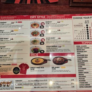 Killer Noodle - Menu - Ramen Near Me - Los Angeles, California