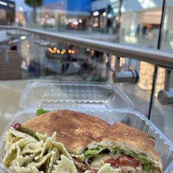 Stone Oven - GARLIC & Garlic and Basil Chicken Sandwich - Salad Near Me - Canoga Park, California
