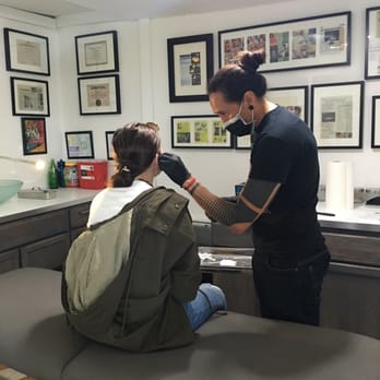 GOA Exotic Tattoo and Piercing - Fran's carefully measured and cleaned off the area being pierced. - Piercing Near Me - Miami, Florida