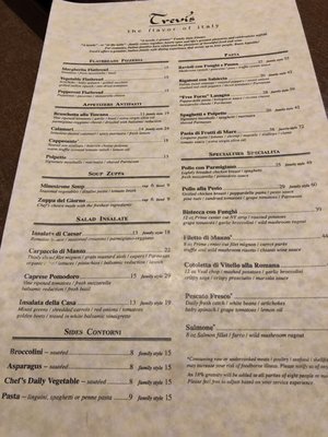 Menu photo 5 Trevi's Champions Gate, FL